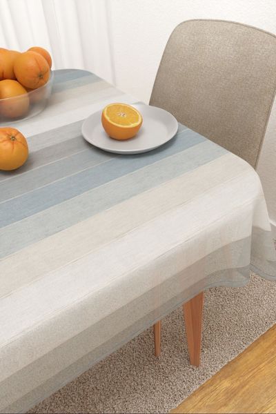 Tischdecke eckig Lysel #3J Odisea in blaugrau