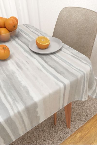 Tischdecke eckig Lysel #3J Pintada in grau