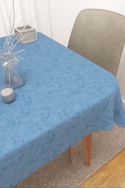 Tischdecke eckig Lysel #3J Rosario in lichtblau