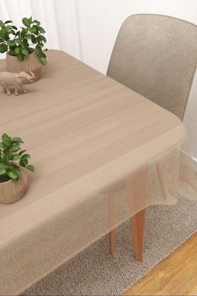 Tischdecke eckig Lysel #3J Satara in beige