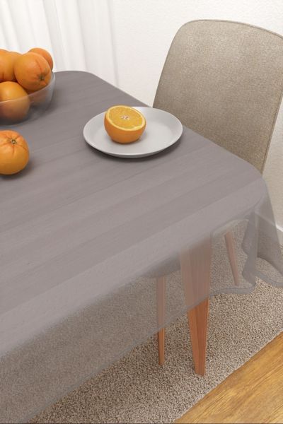 Tischdecke eckig Lysel #3J Satara in blaugrau
