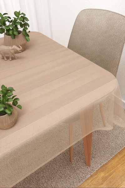 Tischdecke eckig Lysel #3J Satara in elfenbein