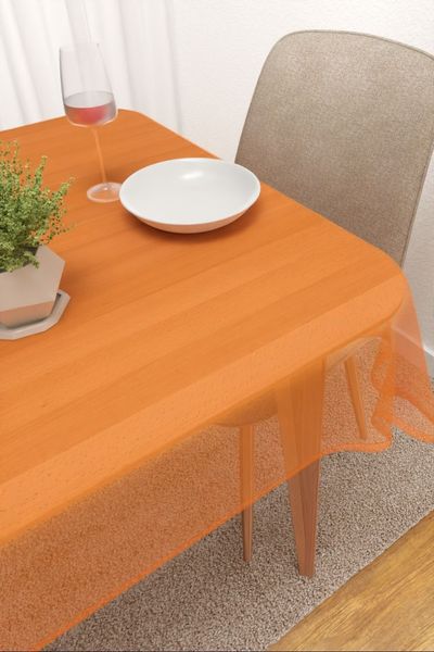 Tischdecke eckig Lysel #3J Satara in orange