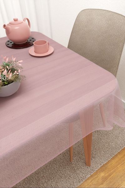 Tischdecke eckig Lysel #3J Satara in pastellviolett