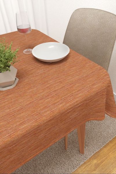 Tischdecke eckig Lysel #3J Tinajera in orange