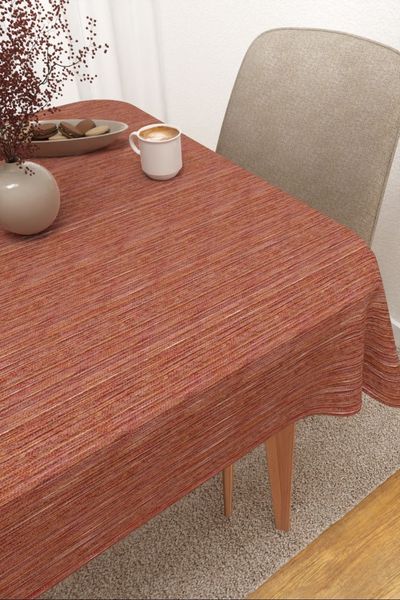 Tischdecke eckig Lysel #3J Tinajera in rotorange