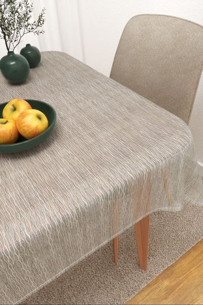 Tischdecke eckig Lysel #3J Yasin in schwarz-wei