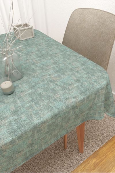 Tischdecke eckig Lysel #3J Yecorato in hellblau