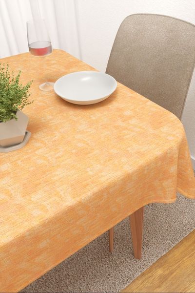 Tischdecke eckig Lysel #3J Yecorato in orange