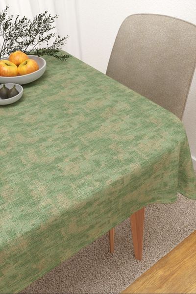 Tischdecke eckig Lysel #3J Yecorato in schilfgrn