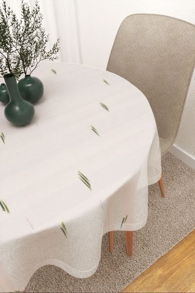 Tischdecke rund Lysel #3J Marquella in grn