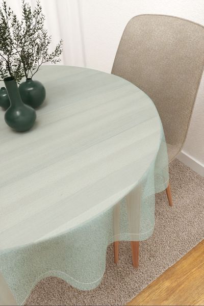 Tischdecke rund Lysel #3J Satara in mint