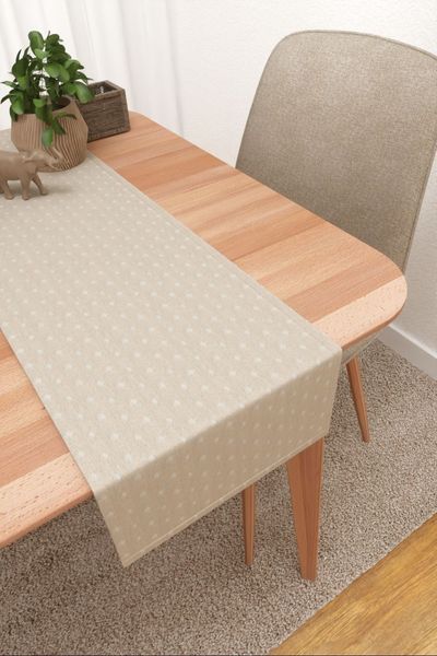 Tischlufer Lysel #3J Santitos in beige