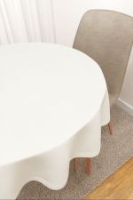 Vorschau Tischdecke rund Lysel #2T Avanos in beige wei