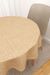 Vorschau Tischdecke rund Lysel #2T Matomi in jeansblau beige