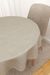 Vorschau Tischdecke rund Lysel #2T Nayla in hellgrau beige