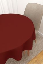 Vorschau Tischdecke rund Lysel #2T Thermos in blaugrau bordeaux