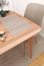 Platzdeckchen in Grau