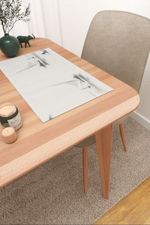 Platzdeckchen in Grau