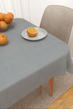 Tischdecke eckig in grau