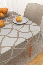 Tischdecke eckig in Grau