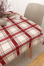 Tischdecke eckig in rot