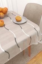 Tischdecke eckig in grau