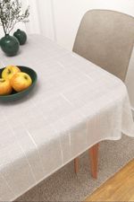 Tischdecke eckig in weiß