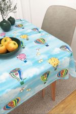 Tischdecke eckig in Blau