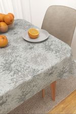 Tischdecke eckig in grau