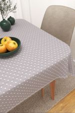 Tischdecke eckig in grau