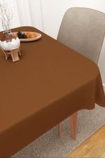 Tischdecke eckig in braun