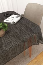 Tischdecke eckig in Schwarz