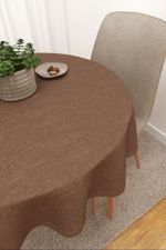 Tischdecke rund in rot