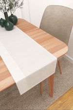 Tischläufer in Weiß