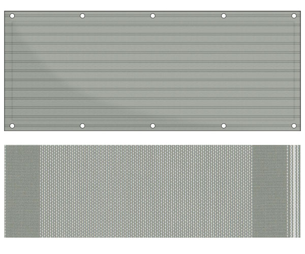 Design Balkon Sichtschutz bu-R387 (Balkon Sichtschutz)