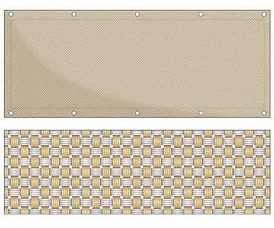 Markise Ma&szlig;anfertigung Balkontuch Noble Screen 21-300