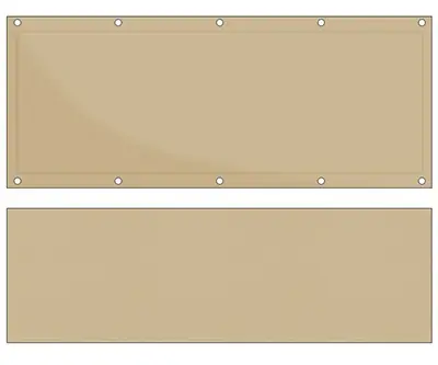 Markise Ma&szlig;anfertigung Balkontuch Texout Matt 377