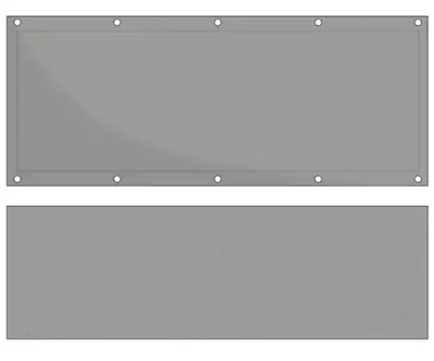 Markise Ma&szlig;anfertigung Balkontuch Texout Glänzend 400