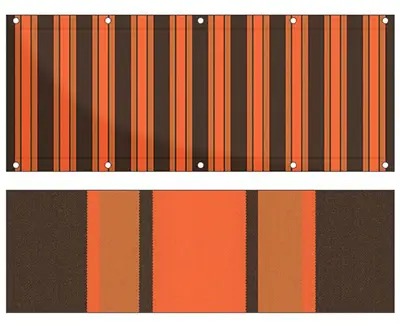 Markise Ma&szlig;anfertigung Balkontuch Fantasie Retro F727