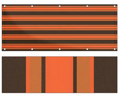 Markise Ma&szlig;anfertigung Balkontuch Fantasie Retro F727