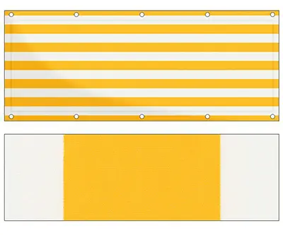 Markise Ma&szlig;anfertigung Balkontuch Irisun Rigati G015