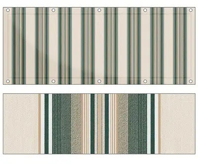 Markise Ma&szlig;anfertigung Balkontuch Fantasie Verdi G270