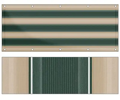 Markise Ma&szlig;anfertigung Balkontuch Fantasie Verdi G686