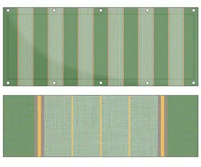 Markise Ma&szlig;anfertigung Balkontuch Fantasie Verdi L485