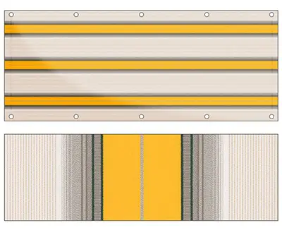 Markise Ma&szlig;anfertigung Balkontuch Fantasie Gialli R255