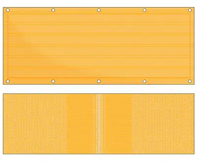 Markise Ma&szlig;anfertigung Balkontuch Irisun Kamatu R389