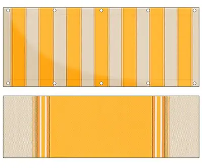 Markise Ma&szlig;anfertigung Balkontuch Fantasie Gialli R534