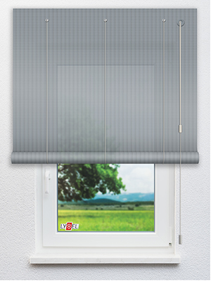 RAL 7001 THIN Fensteransicht