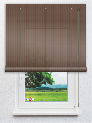 RAL 8011 THIN Fensteransicht